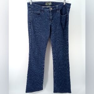 WAX Juniors Cotton Spandex Boot Cut Blue Jeans 13 2000's Y2K Style
